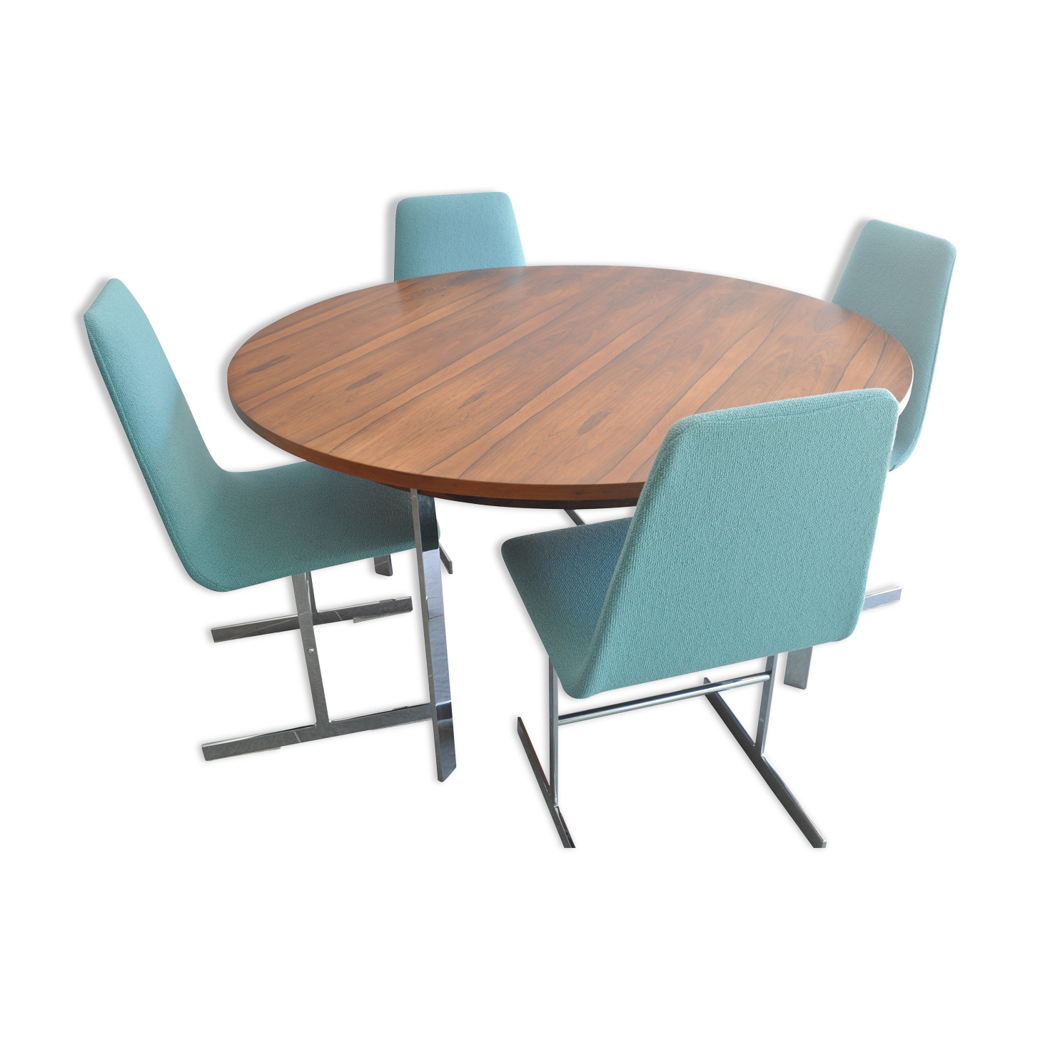 Rosewood Dining Table & Chair Set by Richard Young for Merrow Associates