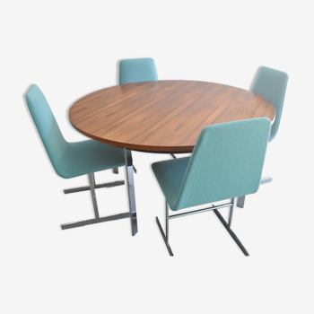 Table à manger Rosewood et chaises par Richard Young pour Merrow Associates
