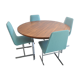 Rosewood Dining Table & Chair Set by Richard Young for Merrow Associates