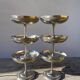 6 coupes en inox 1970