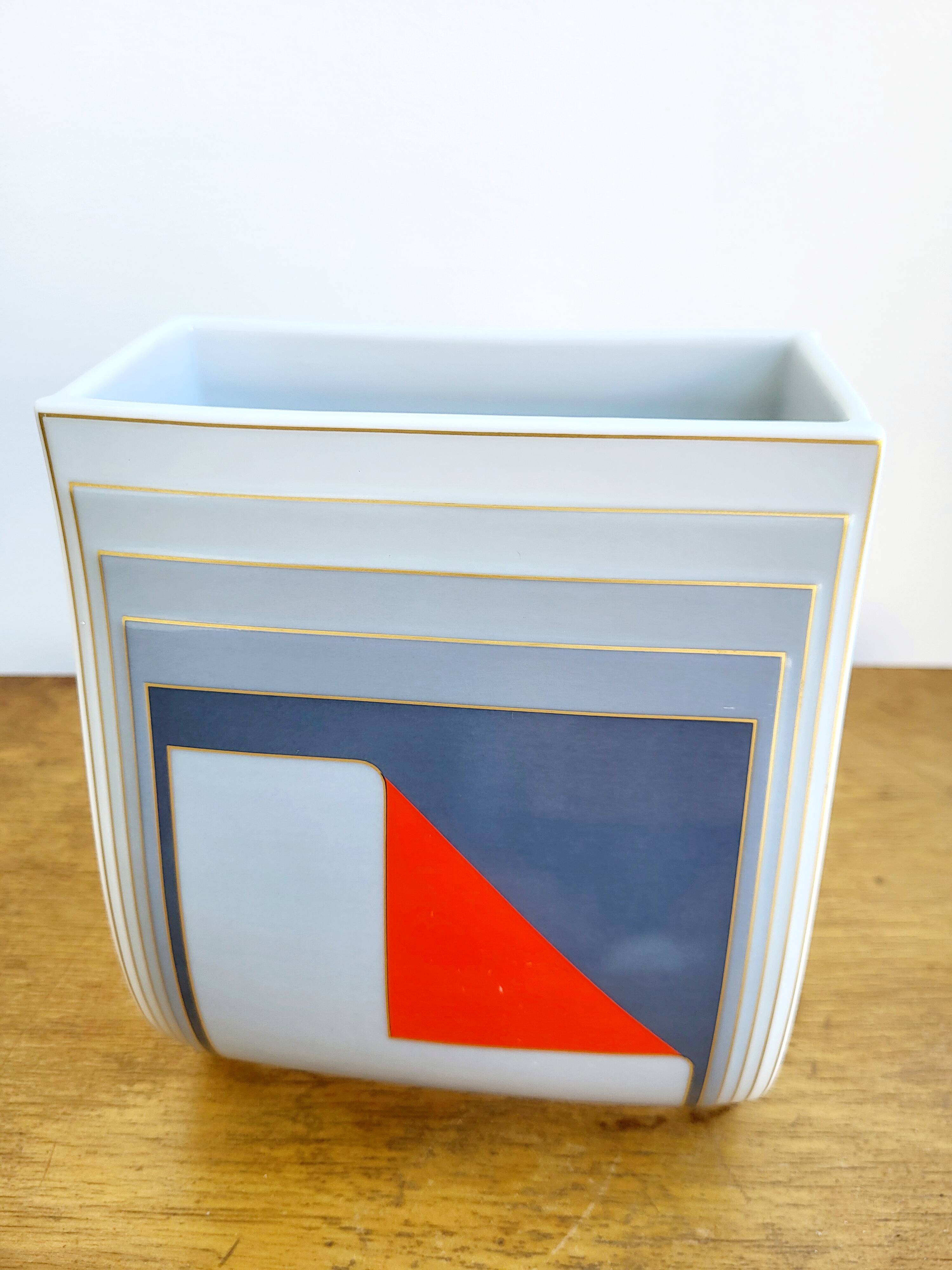 Studio Rosenthal Linie Vaas, intervenante Christa Goltz, 1980