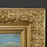 Pair of “Country Scenes” Paintings, signed A. Minne – Late 19th century