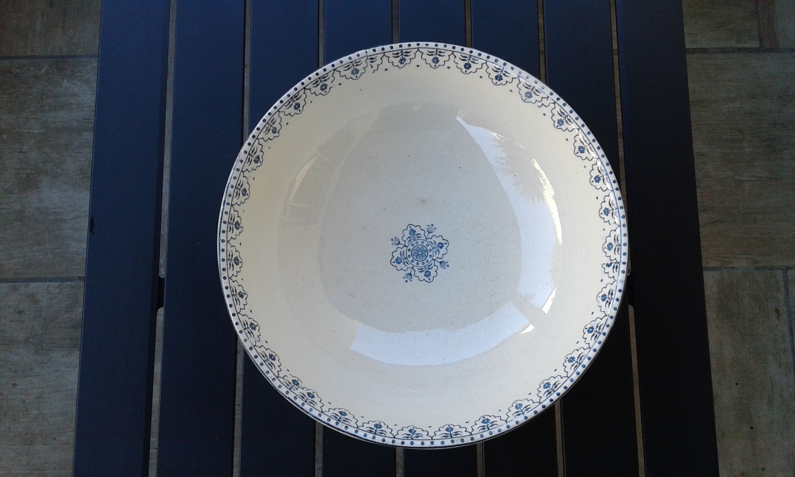 Saladier terre de fer "indian" model