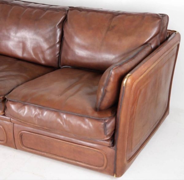 Canapé cuir 3 places Roche Bobois