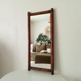Vintage bamboo and rattan mirror from the 60s/70s.
