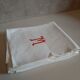 Serviettes de toilette monogrammées beau coton