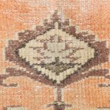 5x9 Peach Orange Antique Vintage Rug 166x263Cm SK 24342