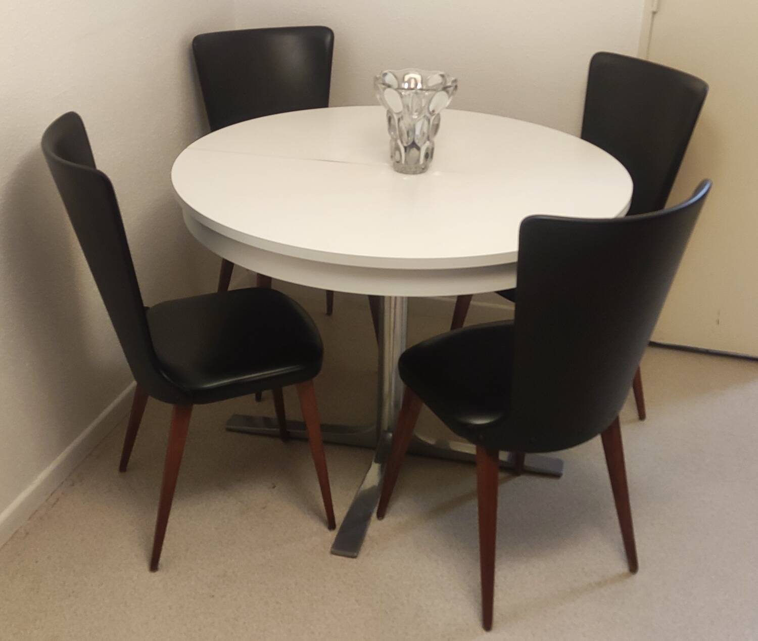 Lot de 4 Chaises noires Baumann