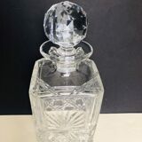 Cut crystal whisky decanter