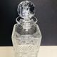 Carafe à whisky en cristal taillé