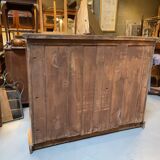 Victorian Oak Breakfront Bookcase