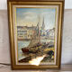 Peinture marine de voiliers signée