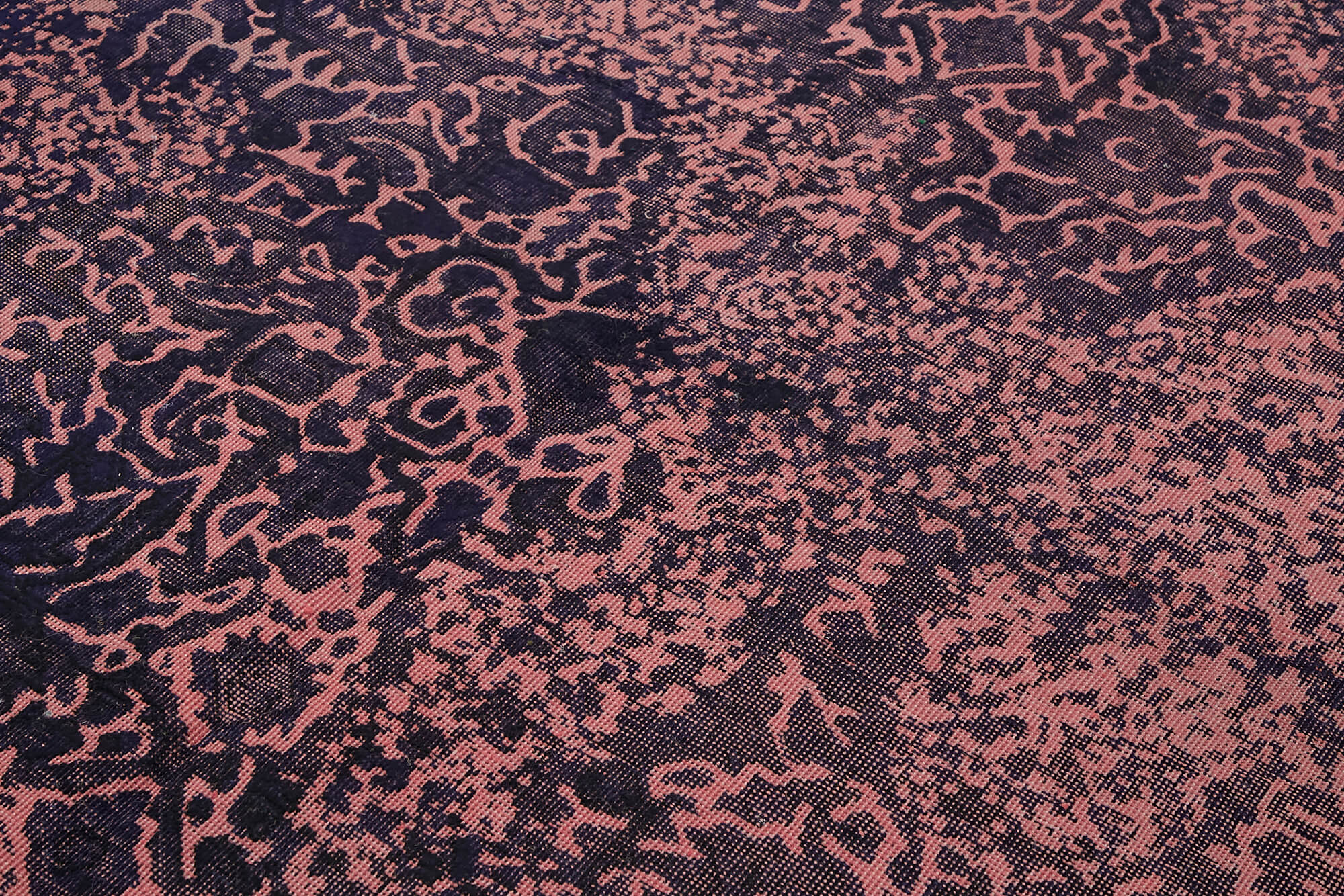 Handmade Turkish Contemporary 1980s 199 cm x 283 cm Blue Wool Carpet