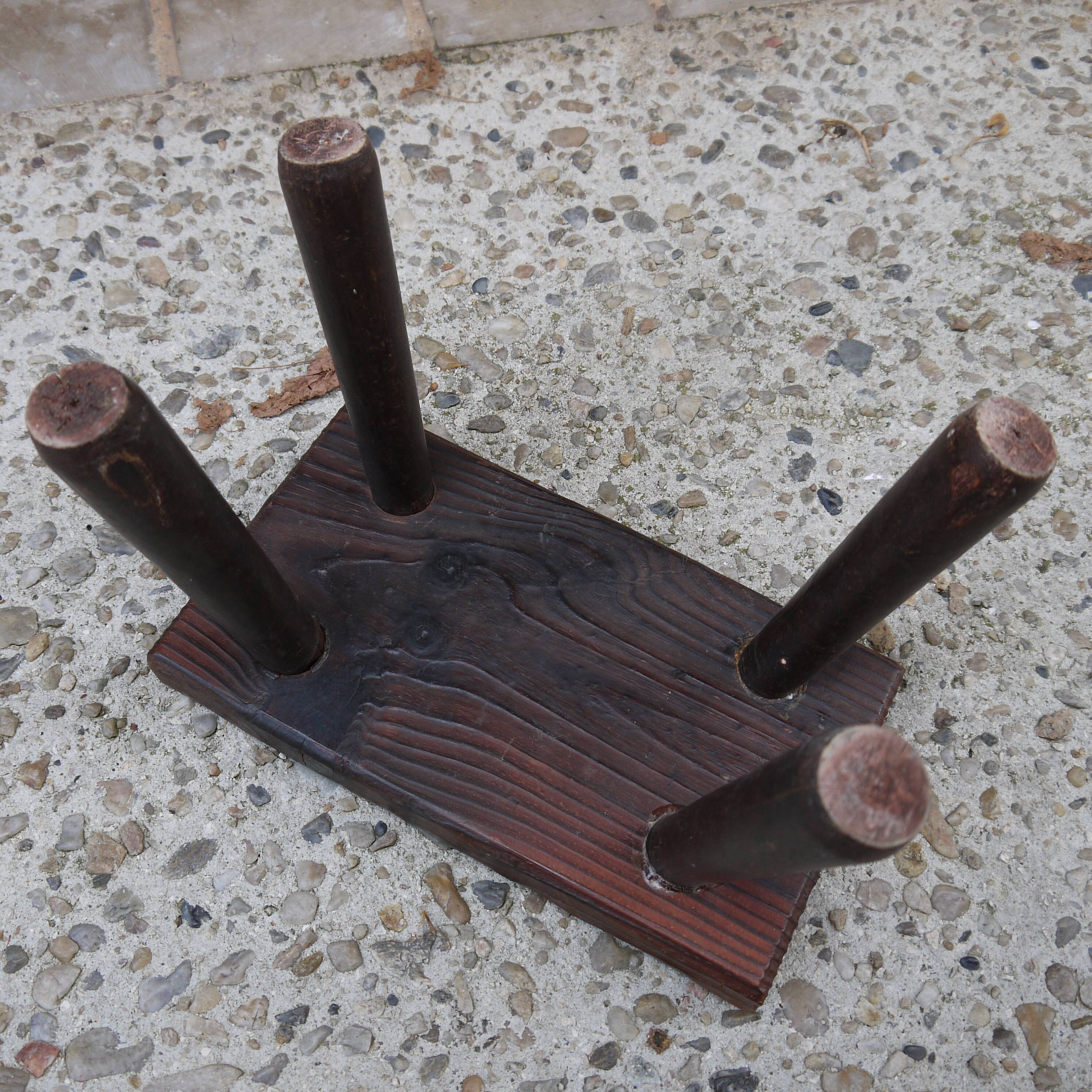 Wooden stool