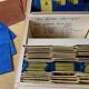 Wooden index card/directory box, 1950s