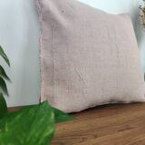 vintage pink Berber cushion