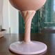 44 cm opaline vase - Pink "nymph's thigh" - 70s