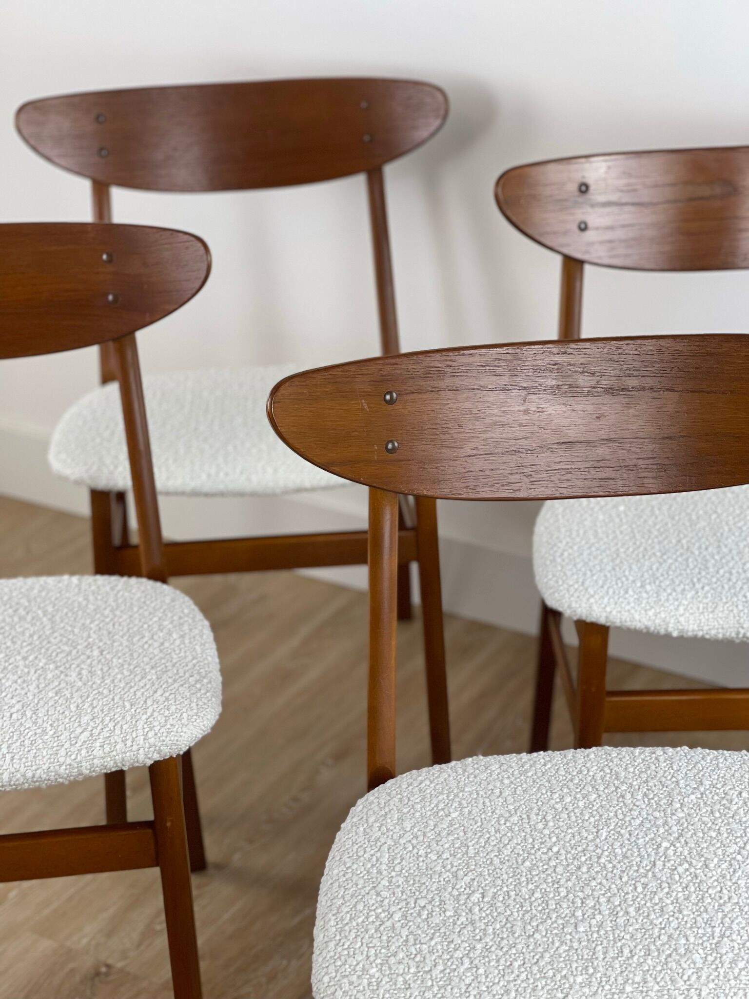 Set of 4 danish farstrup chairs model 210