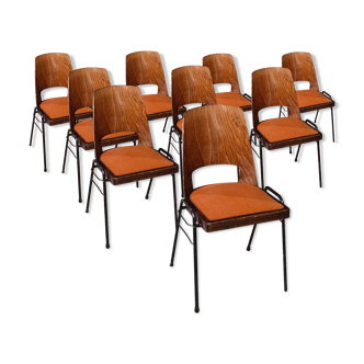 Lot of 10 chairs Baumann Manhattan