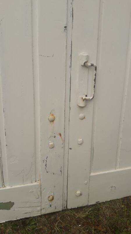 Shutters 4 leaves H148xW245cm (2) antique oak louvres pair 2