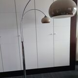 Dijkstra floor lamp chrome and plastic