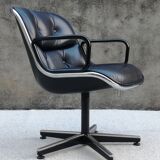 Executive model swivel chair by Charles Pollock edited by Knoll, 1970s