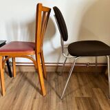 Set of 4 mismatched chairs