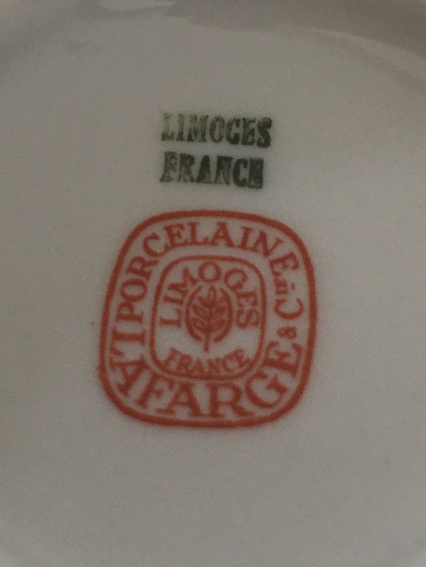 Lafarge Limoges coffee set 12 cups