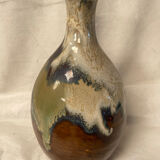 Flamed stoneware vase