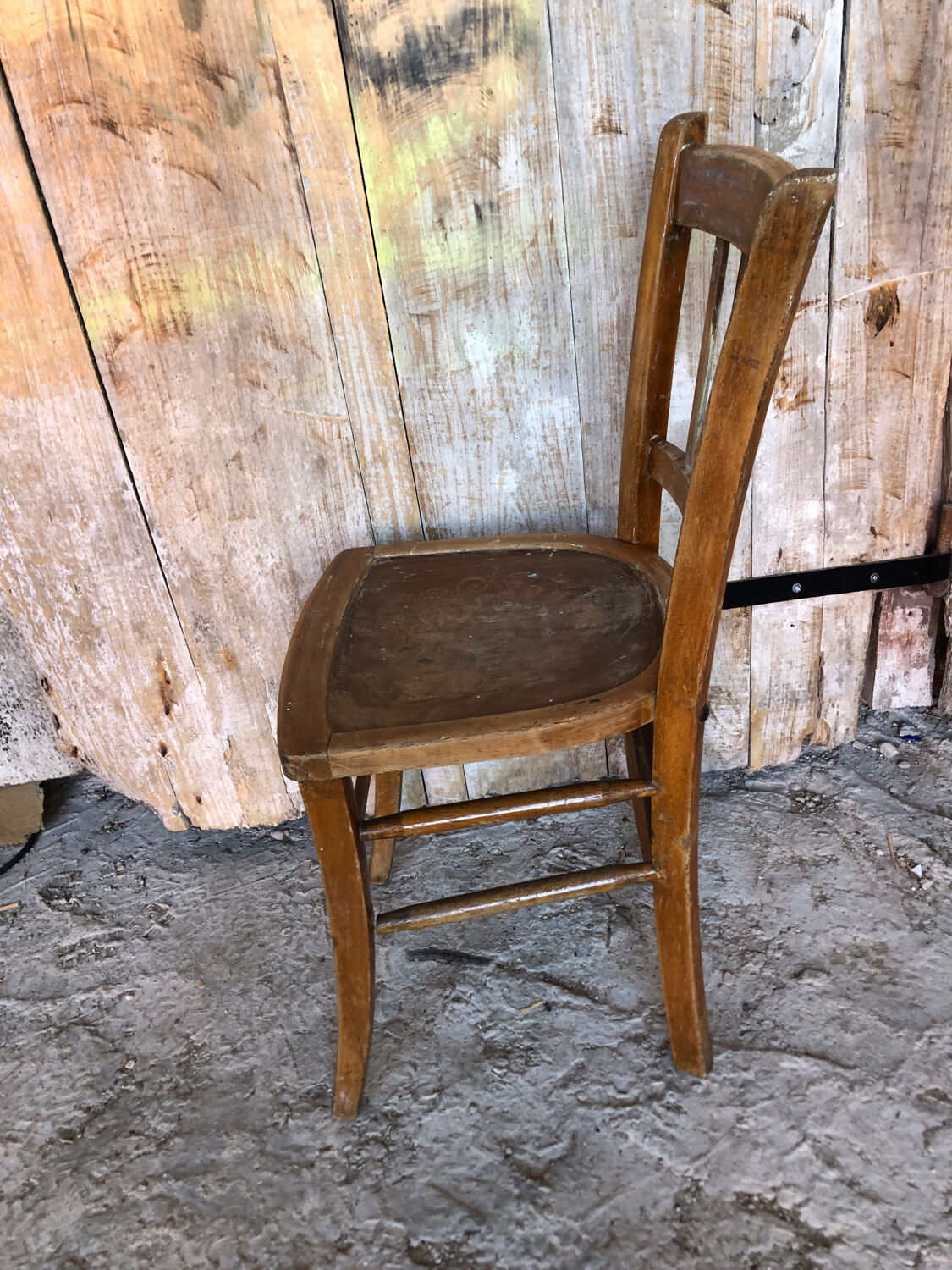Chair bistrot luterma wood 70s vintage