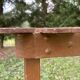 Vintage camping table bistro 1950s vintage
