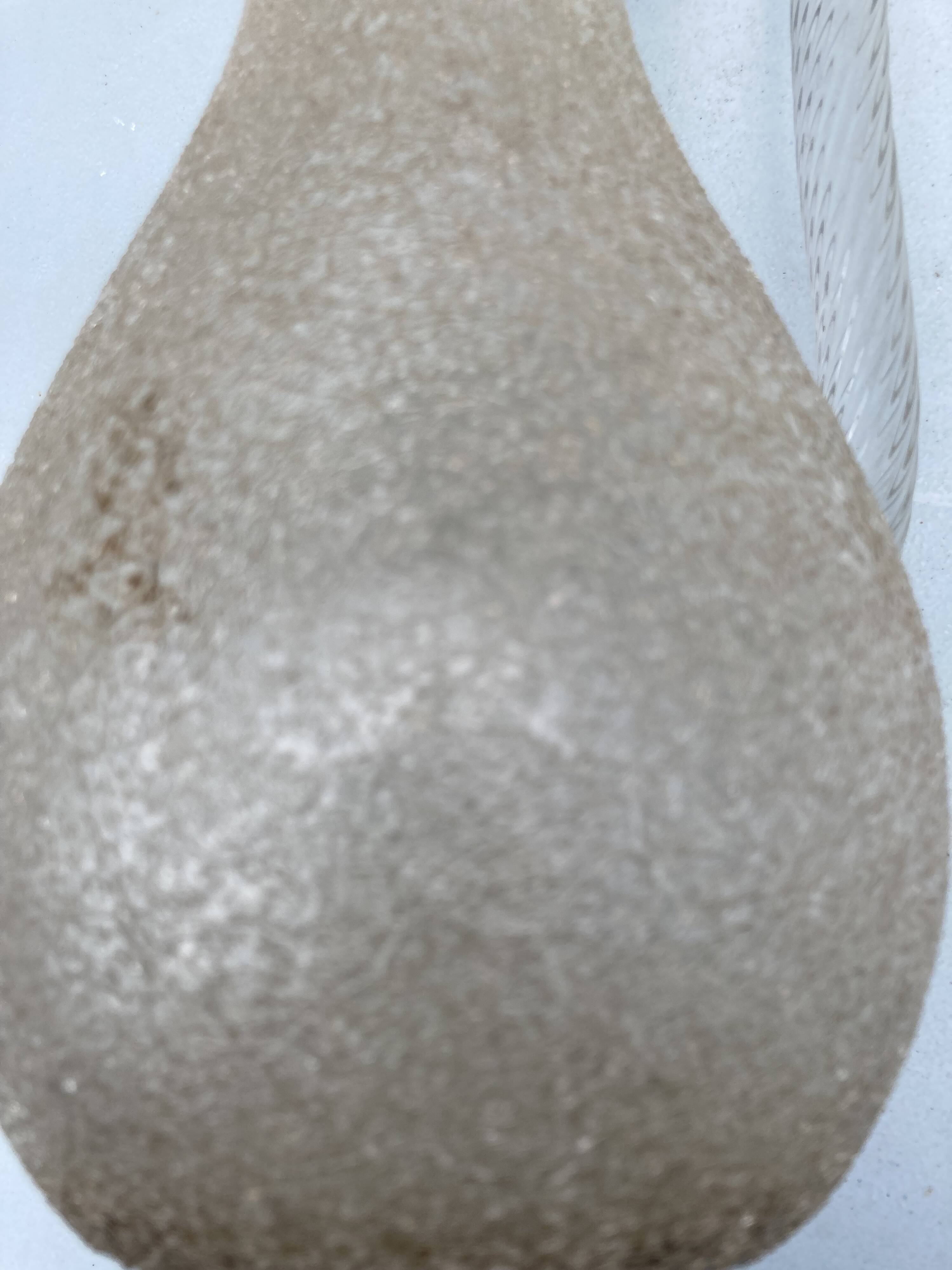 Carafe refresher pitcher baccarat or st louis frosted crystal twisted handle