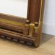 Antique Mirror in oak crossway frame