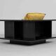Sculptural lounge sofa by Carlo Bartoli, Italy 1970s