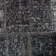 7x10 distressed black & gray vintage rug, 299x203cm