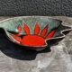 Coupe / Vide Poche - Décor Soleil - Forme Libre - Céramique Elchinger
