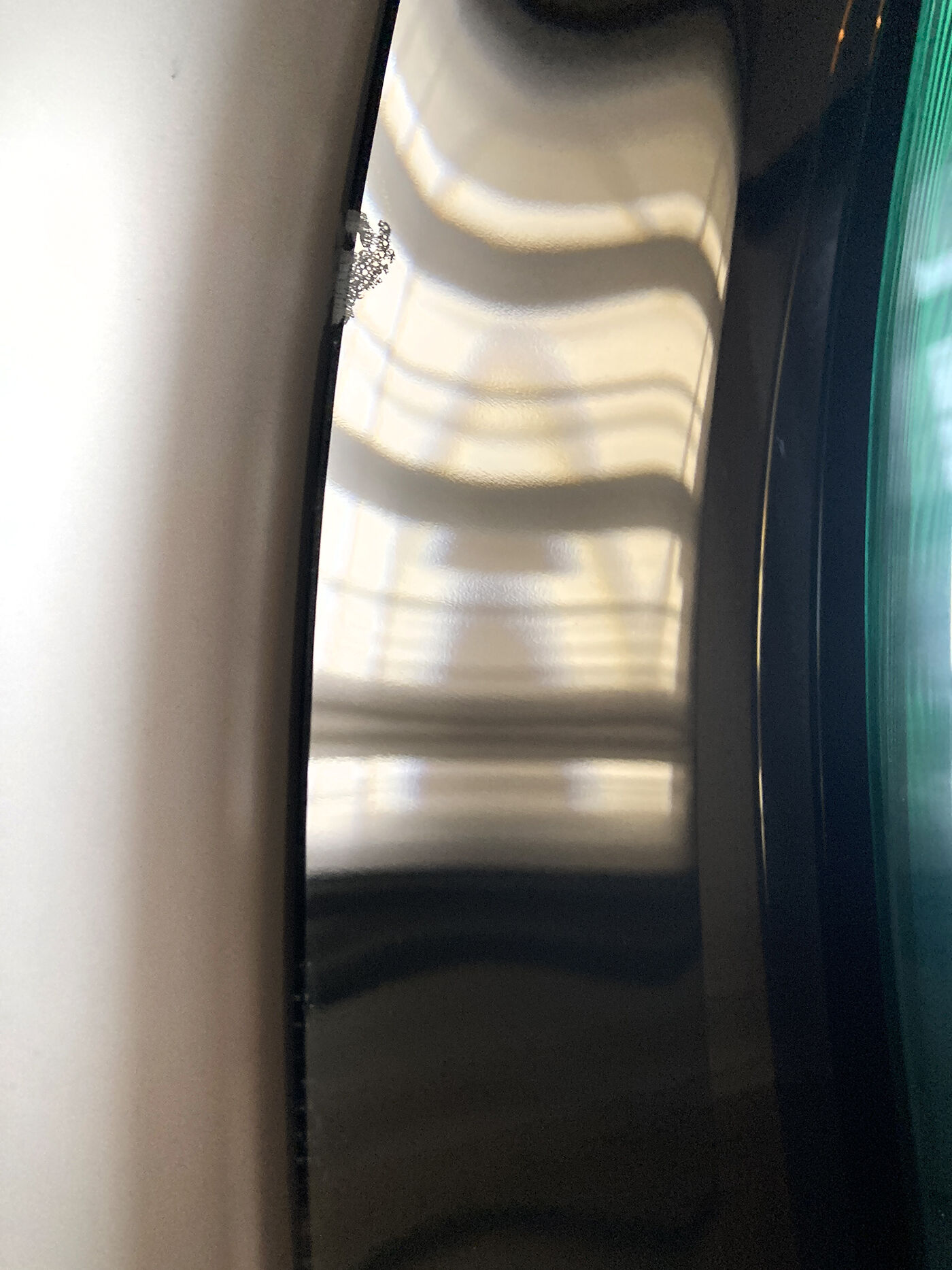 Mirror crystal beveled double shade