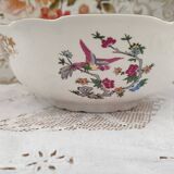 K&G Lunéville Badonviller earthenware bowl Bird-Lyre pattern
