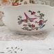 K&G Lunéville Badonviller earthenware bowl Bird-Lyre pattern