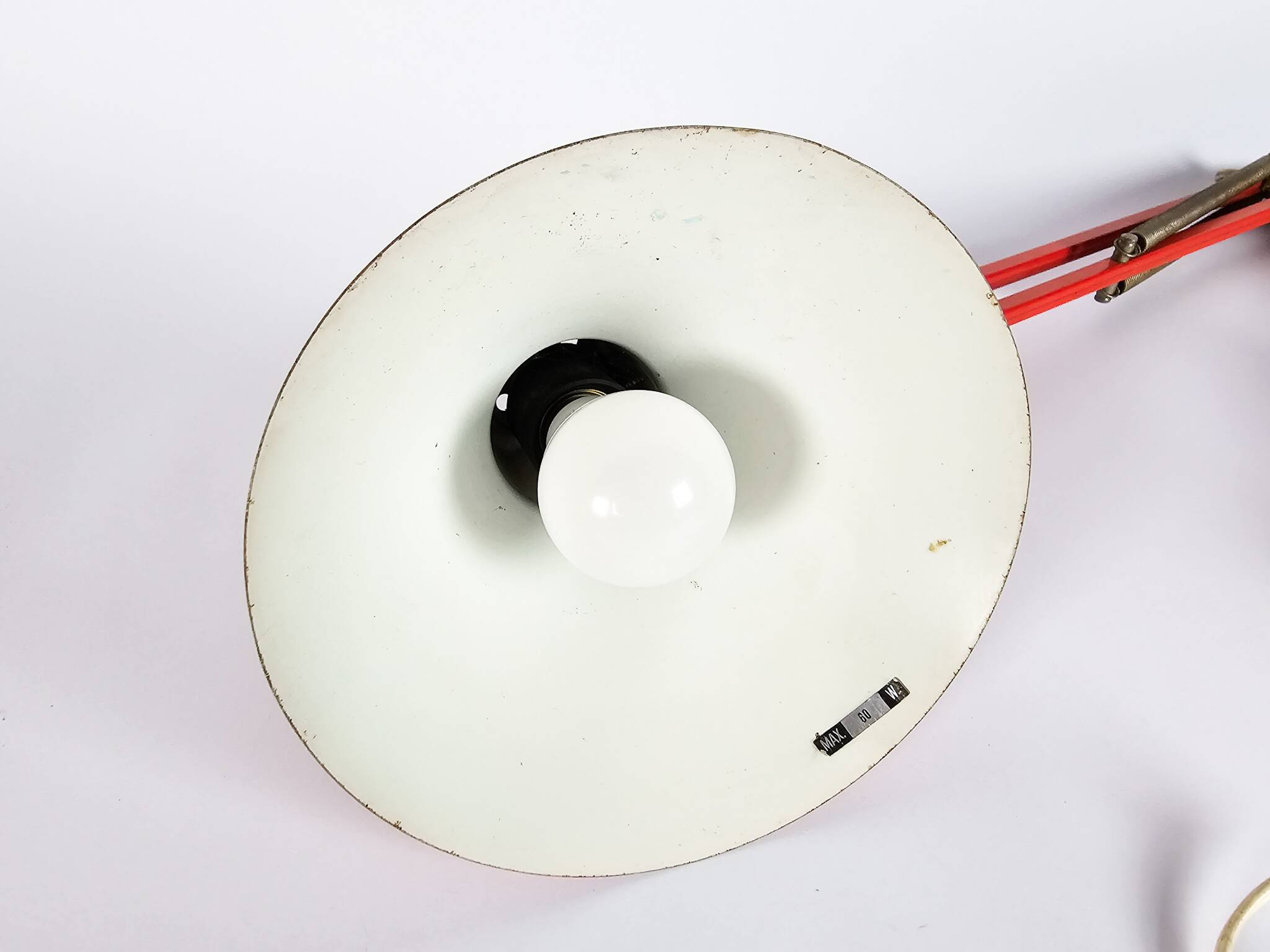 HCF - architectenlamp - klemlamp - model 84 - Denemarken - 1970's