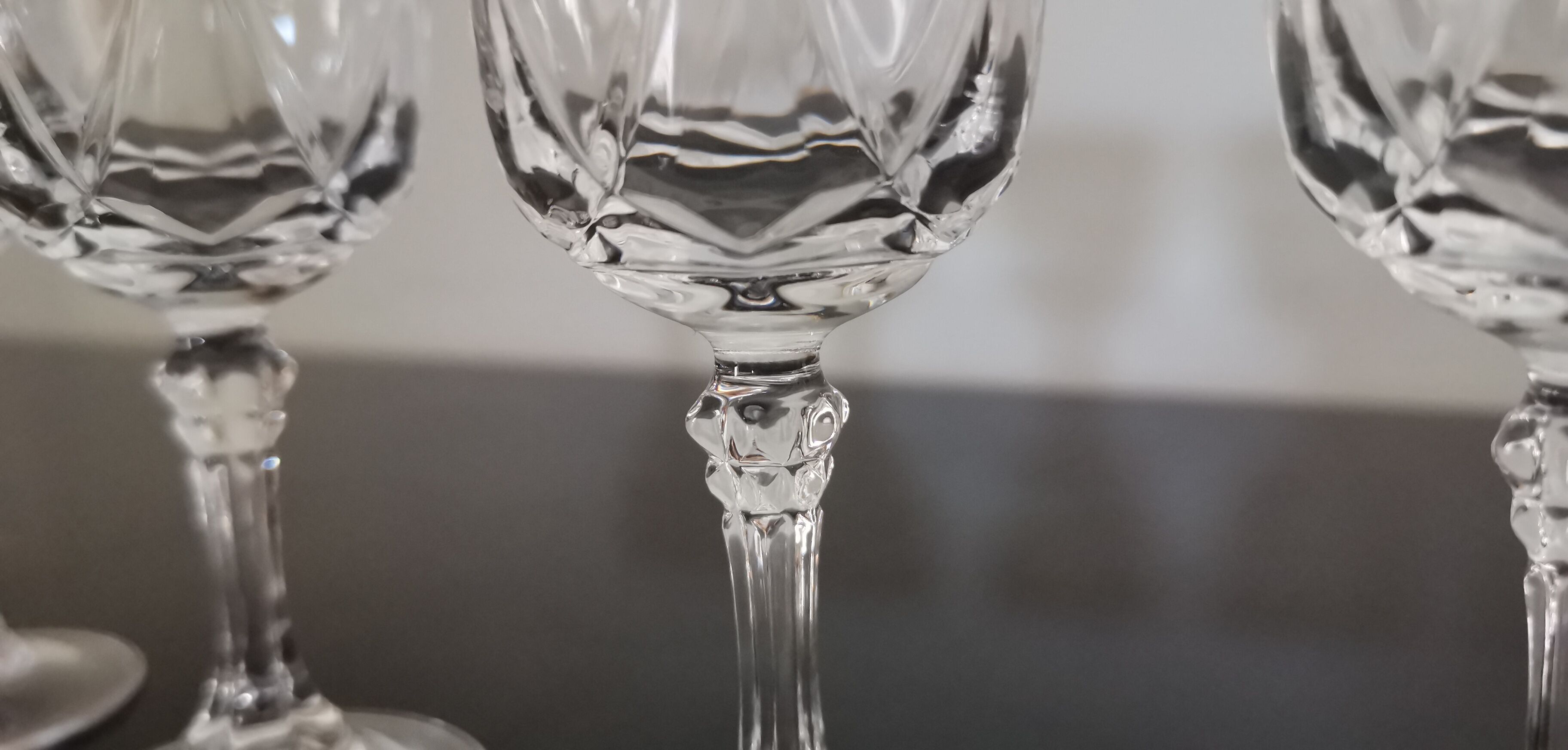 Set of 6 liqueur glasses Cristal d'Arques model Auteuil