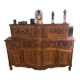 Carved solid walnut sliding buffet – Louis XV style