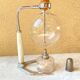Hellem France vacuum coffee maker 8 cups vintage Pyrex glass 70s