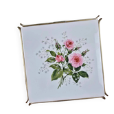 Vintage trivet Villeroy & Boch Mettlach – Floral ceramic design