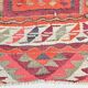 Red & Burgundy Vintage Runner Rug, 102x274Cm