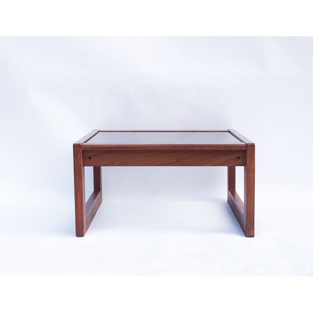 Vintage Scandinavian square coffee table
