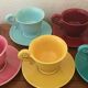 Lot of 5 cups and under ceramic cups 60-70 years