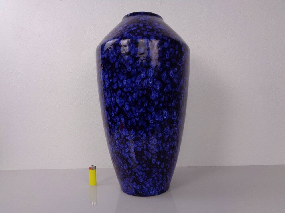 Large Pop Art Model 540-48 Vase in Glazed Ceramic from Scheurich, 1970s
