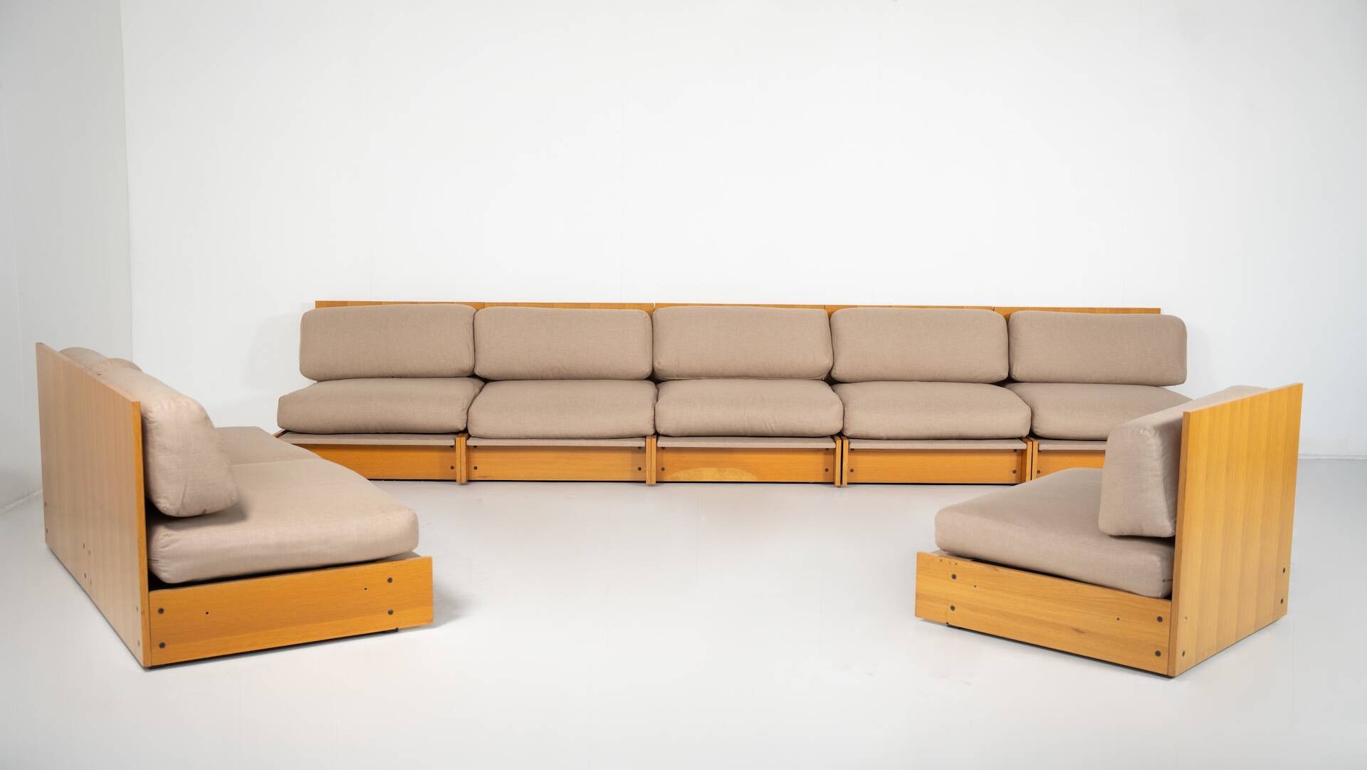 Mid-Century Modern Modular Seating Set, Italy, 1960s - New Upholstery