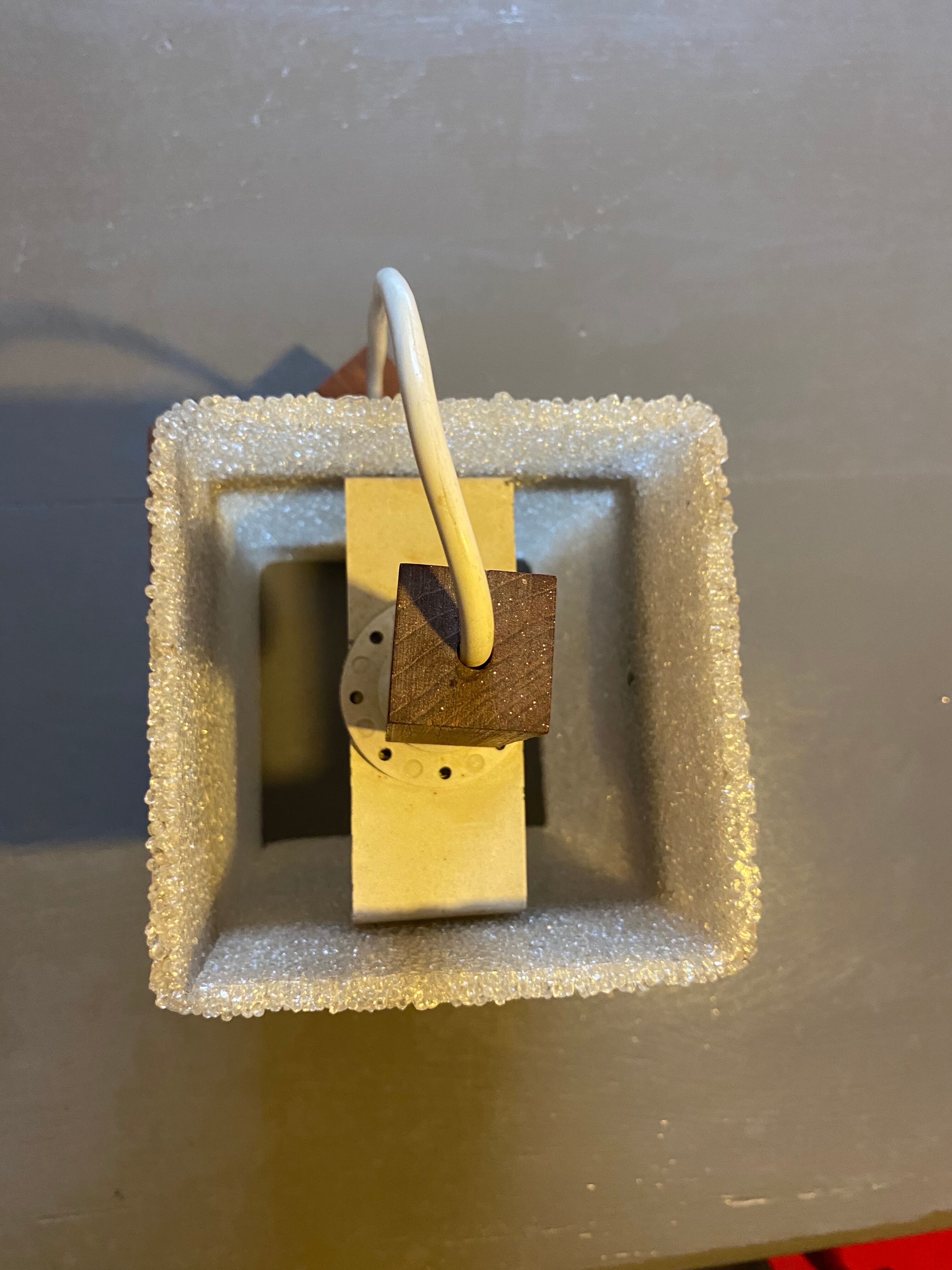 Perspex hanging lamp